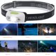 thumbnail image 3 of Linterna Frontal Ipx6 Resistente Al Agua, Linterna Con Sensor Led Superbrillante, Recargable Por Usb, Para Ciclismo Al Aire Libre, Pesca, Camping qarigey OD014808-03, 3 of 6