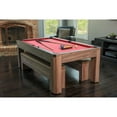 thumbnail image 3 of Hathaway Newport Pool Table Combo Set with Benches, 7-ft, Woodgrain Finish, 3 of 15