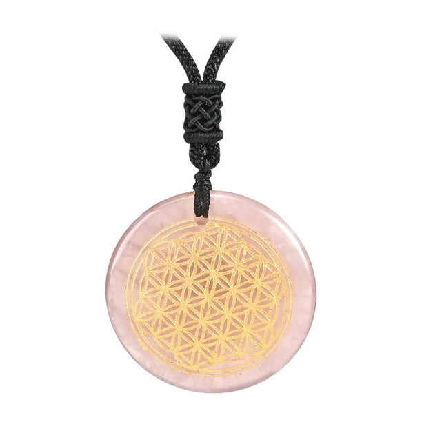 Collar con colgante de piedra, elegante, delicado y con estilo, joyería decorativa para mamá Rosa