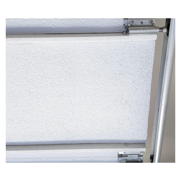 NASATECH White (Pre-cut 8 Panel) 1 Car Garage Door Insulation Foam Kit Rated R8 Fits 8x7 8x8 9x7 9x8