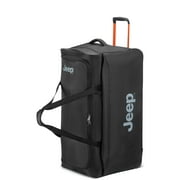Branded JS009D 31 Large Checked Rolling Wheeled Duffel