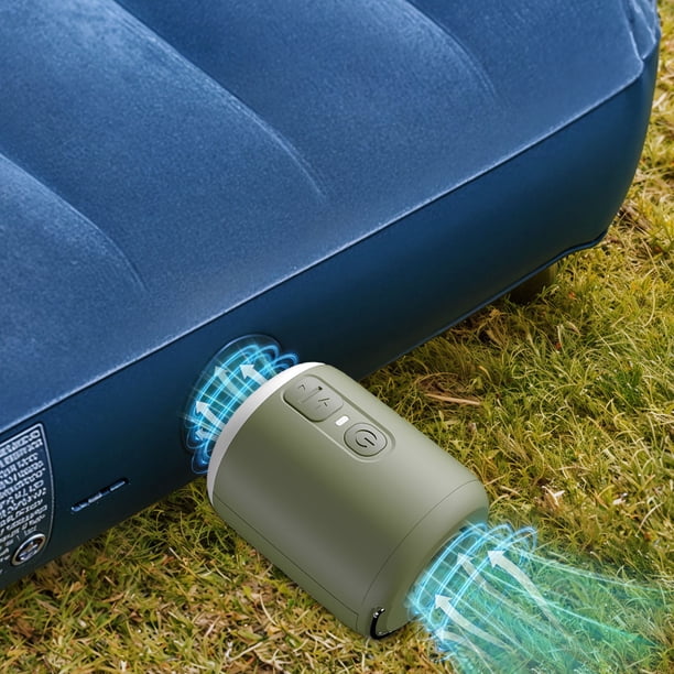XWSHYW Aparatos Electrónicos Minibomba Inalámbrica Portátil Multifuncional para Exteriores con Almohadilla de Litio E Iluminación