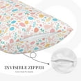 thumbnail image 4 of Haiem Pillowcase for Hair and Skin Queen - Happy Easter Printed Soft Pillowcase with Envelope Closure-20"x30", 4 of 8