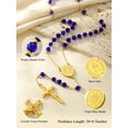 thumbnail image 6 of FaithHeart Virgin Mary Rosary Necklace for Women Holy Blessed Blue Rosaries Bead Necklaces for Female with Christian Crucifix Pendant Birthday Christmas Jewelry Gift for Wife Sister, 6 of 10