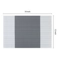 thumbnail image 4 of Unique Bargains Set of 6 Easy Clean Placemats for Kitchen Dining Table Decor Gray, 4 of 7