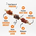 thumbnail image 4 of Good 'n' Fun Triple Flavor Kabobs, Rawhide Chews for All Dogs, 4 oz, 4 of 8