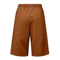 thumbnail image 3 of Men's Capri Pant Baggy Below Knee Summer Casual Wide Leg Loose Drawstring 3/4 Pant with Big Pockets, 3 of 5
