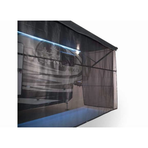 Lippert 6x10 Black Shade Front Panel Awning - MPN 3797820610