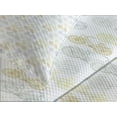 thumbnail image 4 of Ambesonne Bicycle Quilted Bedspread Set 3 Pcs, Pastel Retro Classical, King Size, Cadet Blue Camel, 4 of 5