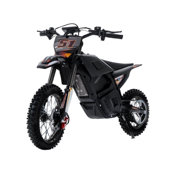 Electric Dirt Bike for Adults & Teens 13 , 2000W Off-Road Electric Motorcycle, 48V 21Ah Removable Battery, 37MPH Fat Tire E Dirt Bike with Hydraulic Brakes, Family Trail Riding Gift-Black