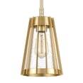 thumbnail image 4 of Elk Home 6.75-Inch Wide Open Louvers Pendant, Champagne Gold, 4 of 5