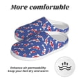 thumbnail image 6 of Lsque Beautiful Koi Fish Pattern Womens Comfort Cotton on Scuff With Memory Foam and Anti-skid Sole Slipper-40/41, 6 of 7