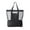 Black, variant on Beach Bag for Women with Cooler Compartment, Beach Gifts for Lady, Mesh Swimming Pool Bags Lunch Work Tote