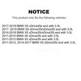 thumbnail image 2 of Mpulse Front Rear Disc Brake Pads Wear Sensor (4 Pack) for Car BMW X5 X6 KSE-100193, 2 of 2