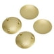 thumbnail image 4 of Portavelas Dorado, Placa De Vela De Metal Grueso, Ampliamente Utilizada, Alta Estabilidad, 4 Piezas, Elegante Para Oficina, 4 of 7