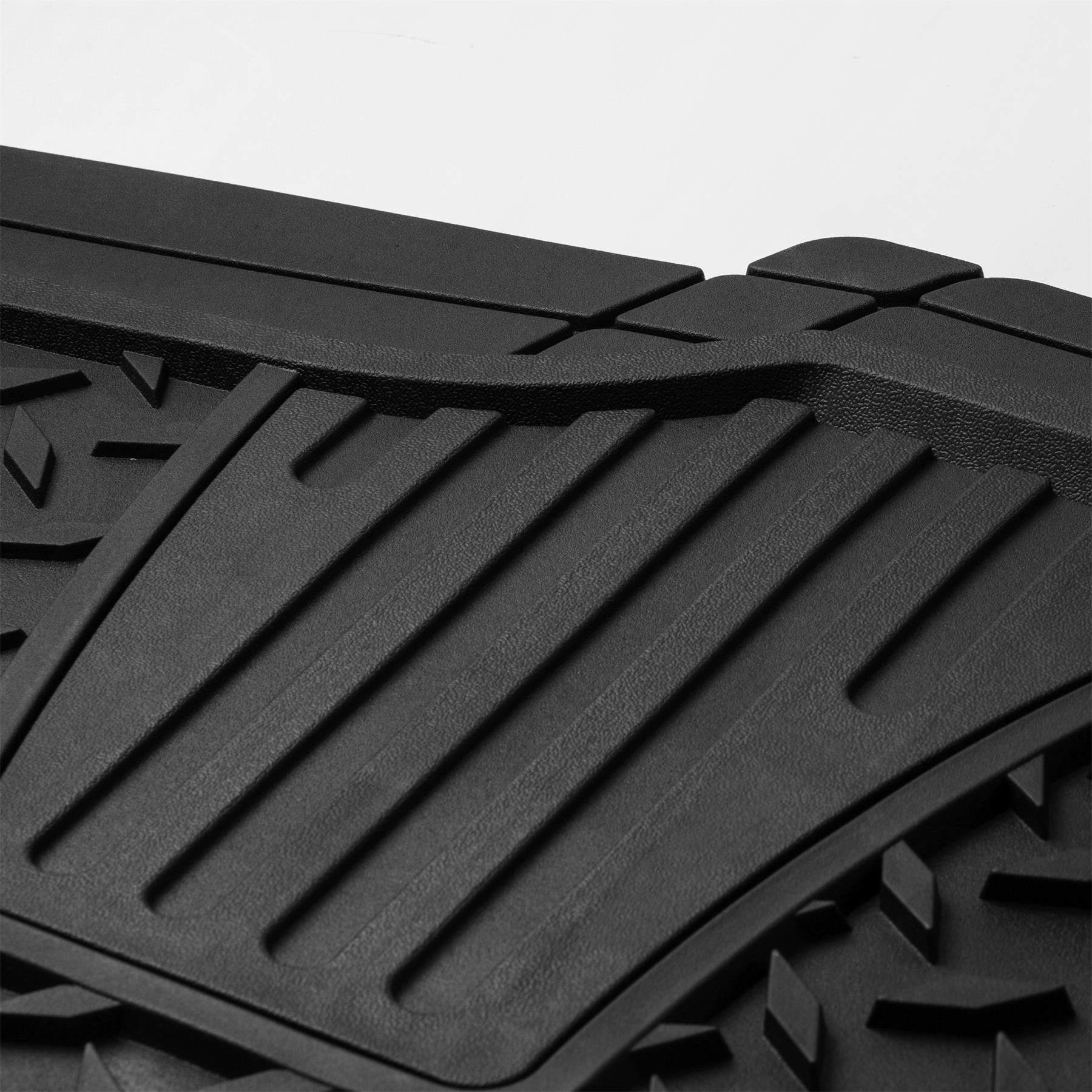 Auto Drive 2-Piece Diamond Plate Floor Mats, Black photo 6