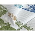 thumbnail image 4 of Ambesonne Queen Quilted Bedspread Set 3 Pcs, Old Antique Crown Set, Queen Size, Multicolor, 4 of 5