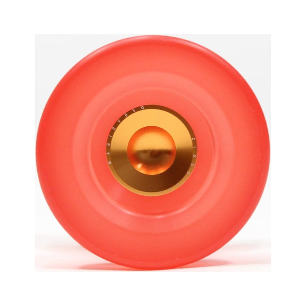 MAGICYOYO H01 Cloud Yo-Yo - Competition YoYo (Translucent Red with Gold Hub)