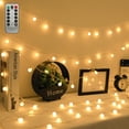 thumbnail image 1 of Cadena de luces ZIMINGU, 6 m, 40 LED, con forma de globo, resistente al agua, USB, 1 of 8