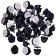 thumbnail image 1 of 1 Box of Rubber Pin Backs Clutch Backings Pin Cap Keepers DIY Replacement with Blank Pin, 1 of 9
