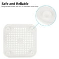 thumbnail image 2 of 2pcs Drain Hair Catcher, 5.5in Square Shower Bathtub Drain Cover, TPR Drain Hair Stopper, Drain Protection Filter with Suction Cups, Tub Sink Drain Strainer Stopper for Bathroom Bathtub Kitchen, 2 of 8
