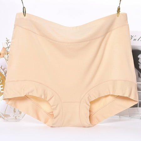 Discounted Price: Panty for Women  Calzones de Algodon para Mujer  Women s Solid High Waist Tummy Controlling Warm Underwear Sexy Underwear Briefs SOPATENOR Khaki 3XL
