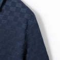 thumbnail image 4 of Birdeem Haut à Rayures à Col Rabattu Manches Courtes pour Hommes Chemise de Sport, 4 of 10