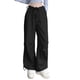 thumbnail image 1 of Gibobby Pantalones tipo cargo estampados de mujer Pantalones de chándal informales para mujer, ropa holgada de ajuste relajado, cordón en la cintura con bolsillos(Negro,CH), 1 of 4