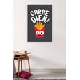 thumbnail image 2 of DaVid Olenick - Carbs Wall Poster, 22.375" x 34", Framed, 2 of 2