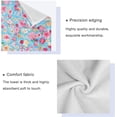 thumbnail image 3 of Coolnut 3 PCS Towel Paisley Flowers Cotton Bath Towel Set (1 Bath Towel, 1 Hand Towel, 1 Washcloth) for Bathroom, Super Soft and Quick Dry Towels, 3 of 6