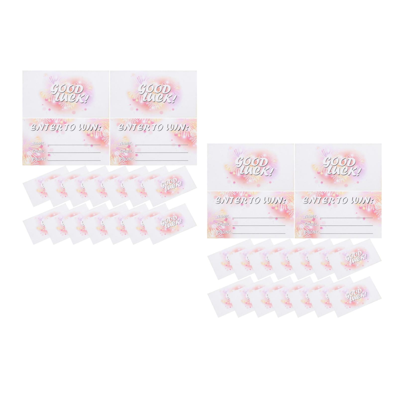 Masteelf 600 pcs Tickets Name Phone Number and Email Raffle Tickets Entry Form for Contests Drawings Lotteries Prize Game
