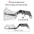 thumbnail image 4 of Motorcycle Accessories CNC Aluminum For CB300F CBR300R 2014-2019 CB 300F CBR 300R Adjustable Folding Brake Clutch Levers, 4 of 7