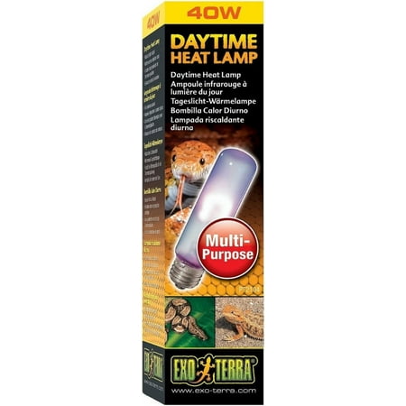 40 watt Exo Terra Daytime Heat Lamp Sun Glo Daylight Reptile Bulb