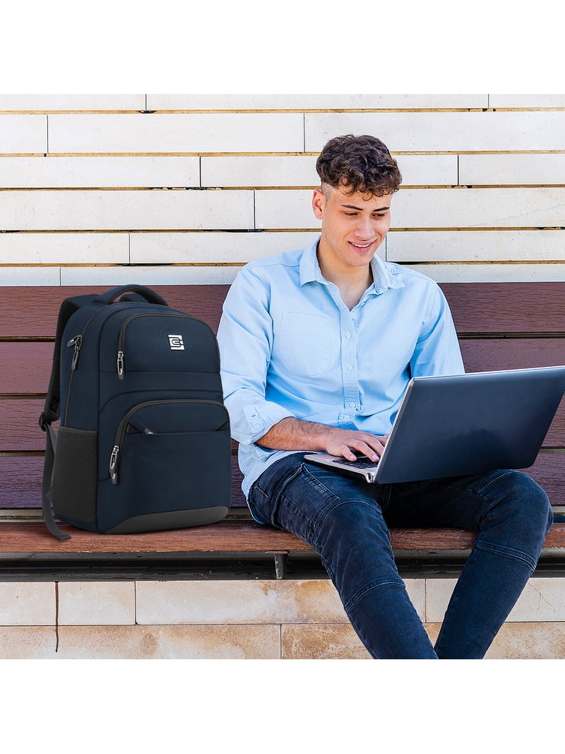 backpacks with laptop compartment Tortuga Travel Backpack Pro 40L Black adjustable shoulder straps and a luggage strap help reduce strain and allow you to attach the bag to rolling luggage for hands Best Laptop Backpack | Tested