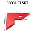 thumbnail image 2 of Under 10 Woodworking Tools Right Angle Gauge Aluminum Alloy Woodworking Square Protractor Small Triangle Ruler for 45/90 Angle Checking Precision Measuring Tool, 2 of 8