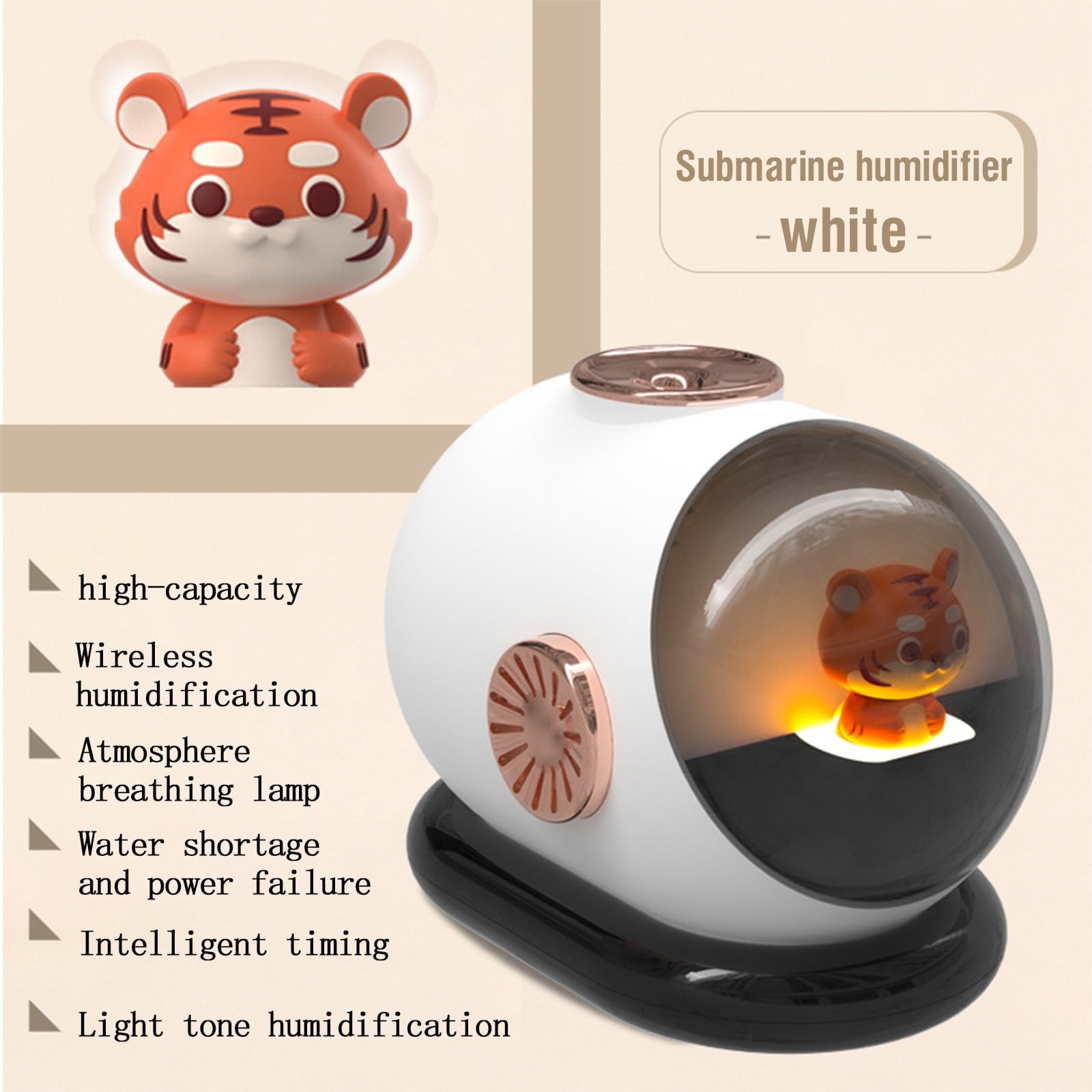 Tuphregyow Humidifiers For Bedroom Baby Humidifier, Office, Desktop Dormitories, Students' Small Home, Quiet Bedroom, Nursery, Office And Indoor Plant