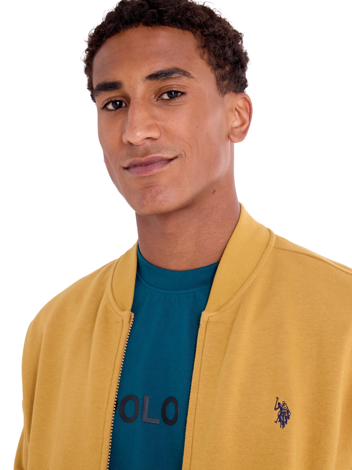 U.S. Polo Assn. Men's Fleece Bomber Jacket