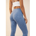 thumbnail image 3 of Women’s Melange Seamless Leggings, Moisture Wicking Comfortable Activewear, 3 of 7