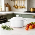 thumbnail image 1 of Ohmyroo Mini Ceramic Casserole Dish With Lid For Individual Portions, 1 of 7