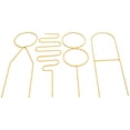thumbnail image 1 of WRISTBIQUE 4Ud Trellis De Metal Dorado Para Plantas De Interior Ideal Para Enredaderas Y, 1 of 8