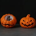 thumbnail image 4 of Wosthever Linternas de calabaza de Halloween, decoraciones prácticas para fiestas, 12 piezas, con cuerda de plástico, alta dureza Iluminación navideña trompeta, 4 of 6