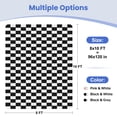 thumbnail image 7 of CozyDesg Shag Area Rugs, 8'x10' Soft Fluffy Floor Rugs Checkered Carpet，Washable Area Rugs for Living Room Bedroom Decor,Black & White, 7 of 7