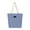 Blue, variant on huanledash Women Tote Bag Rope Handle Large Capacity Waterproof Canvas Colorful Strip Female Shopping Tote Handbag Daily Use