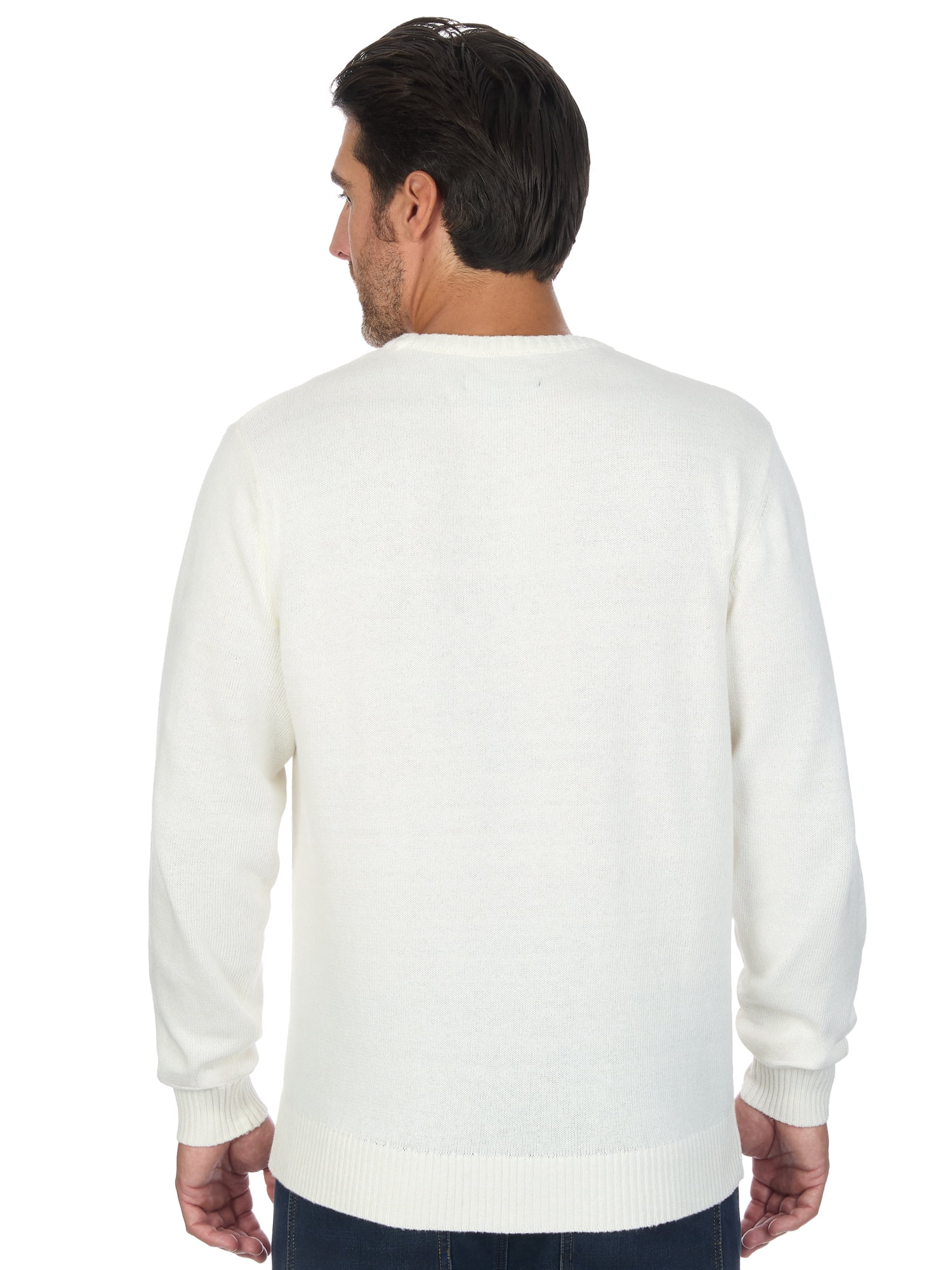 U.S. Polo Assn Men's Chest Stripe Crew Neck Sweater