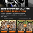 thumbnail image 2 of BekinTek 4K 3D Helmet Mounted Night Vision Monocular Goggles Rechargeable Optics Telescope IR Full Dark Observing 7x Infrared 8x Digital Zoom 4K Video Record 36M Photo 800 Degrees Diopter Adjustment, 2 of 14