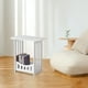 thumbnail image 4 of Mesita de Noche Ganfancp Almacenamiento Mini Mesa 1X Un Nivel, 4 of 6