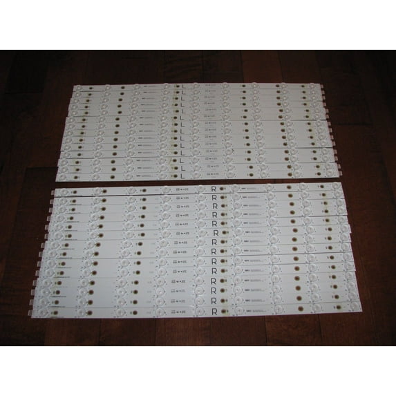 Waves Parts Compatible Vizio P55-C1 LED Strip Set (14) LBM550P0205-EW-4(R) & (14) LBM550P0205-EW-4(L) Replacement