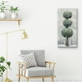 thumbnail image 2 of Masterpiece Art Gallery Topiary I Shrub By Studio Arts Canvas Art Print 17" x 34", 2 of 4