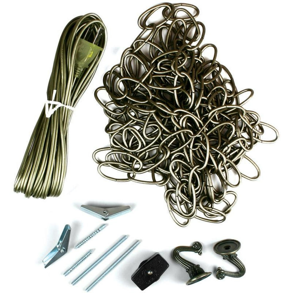 Jandorf Specialty Hardw Kit Swag 15Ft/20Ft Crd Ant Brs 60261 Walmart