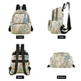 thumbnail image 4 of FORMRS Mini Backpack Purse for Women Travel Daypack Casual Shoulder Bag, Colorful Wildflowers, 4 of 7
